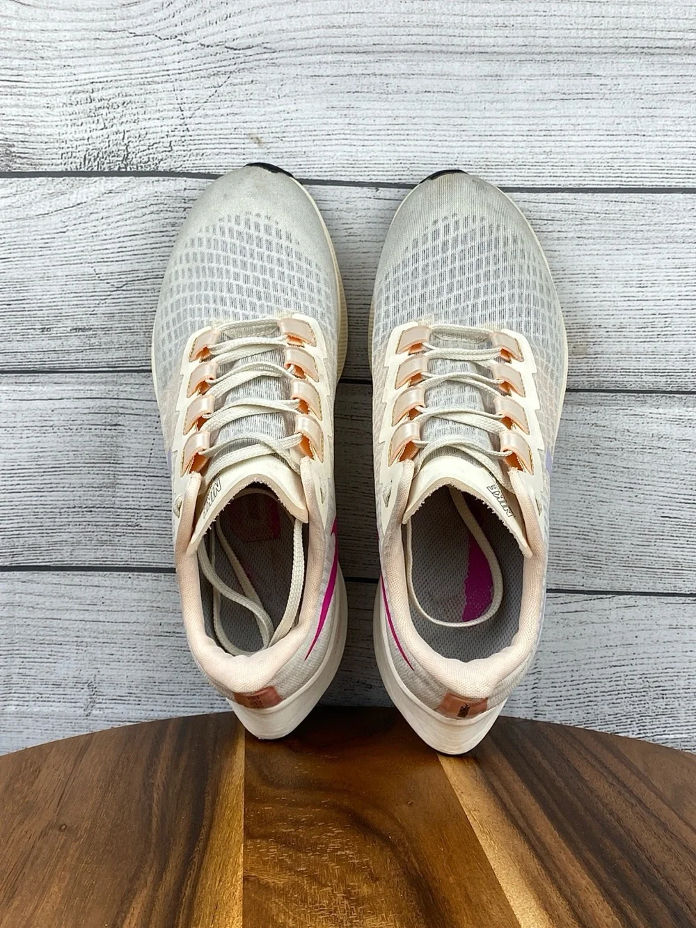 Nike Air Zoom Pegasus 37 Pale Ivory Purple Running Shoe BQ9647-102 Women’s 10.5